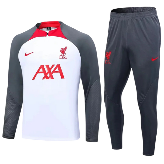 Tuta Liverpool bianca e grigia