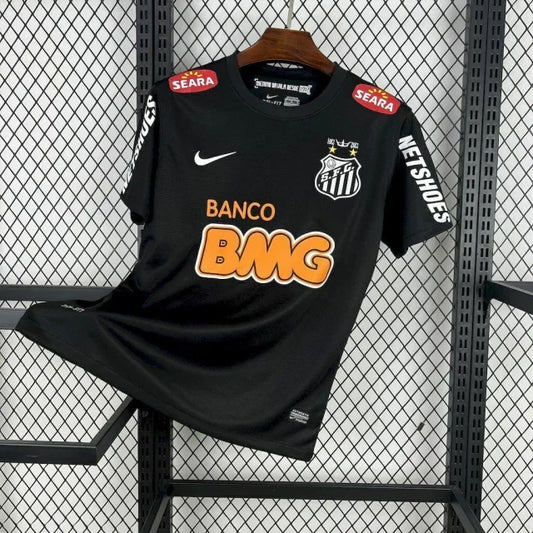Maglia retrò da casa Santos 2012 nera - Edizione limitata