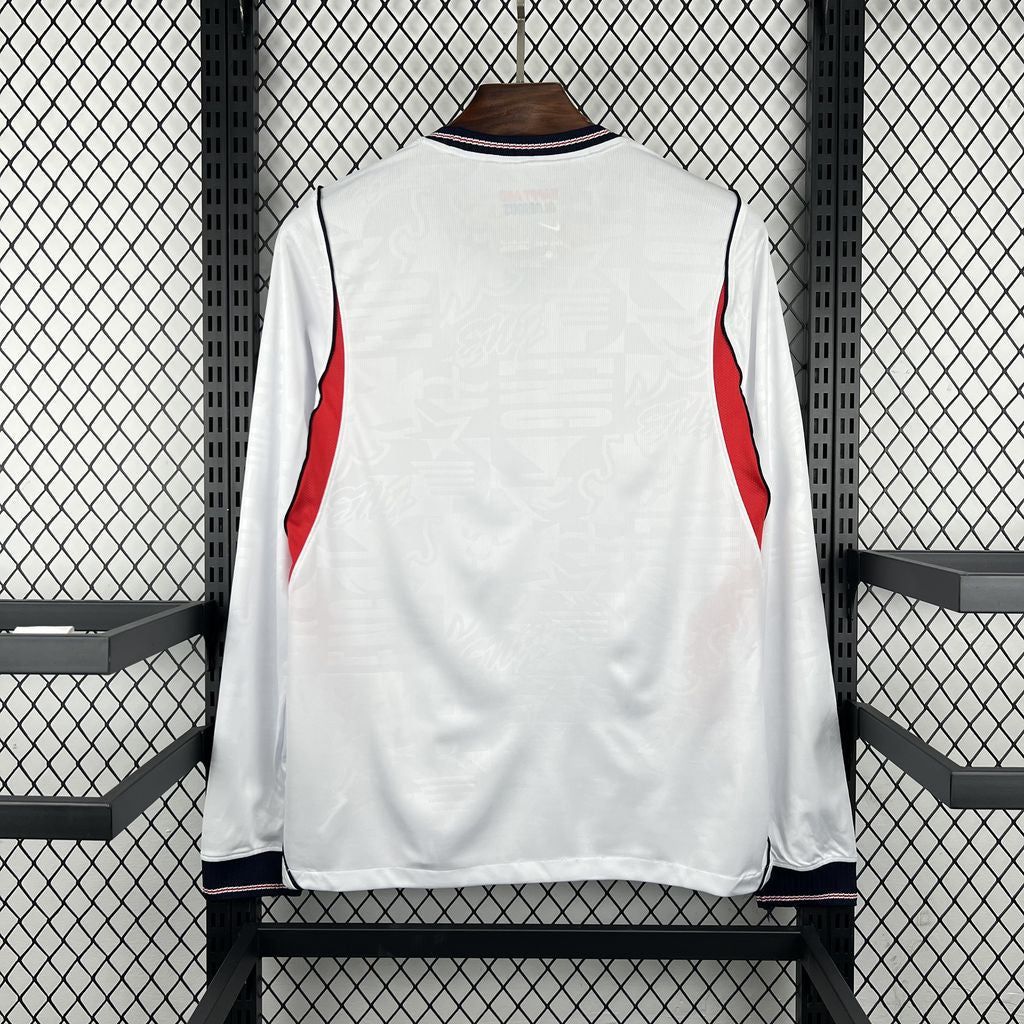 Maglia da tifoso a manica lunga per la Coppa del Mondo 2026 Inghilterra Home