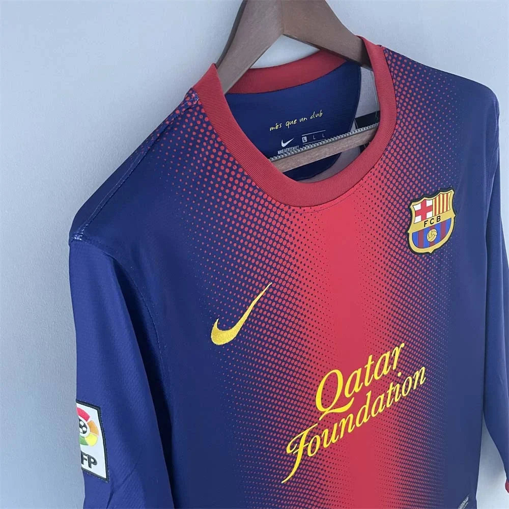 Maglia retrò Barcellona Home 2012-2013 a manica lunga