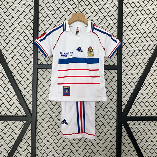 Maglia da calcio Francia 1998 retro taglia bambino