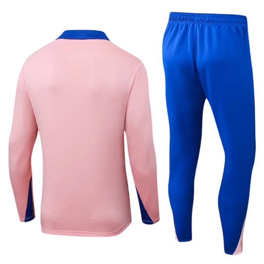 Tuta Francia rosa e blu