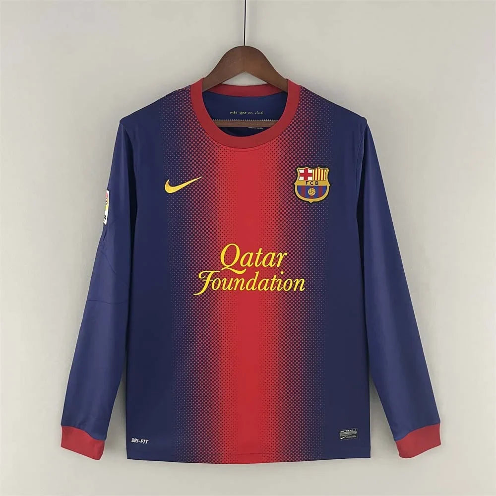 Maglia retrò Barcellona Home 2012-2013 a manica lunga
