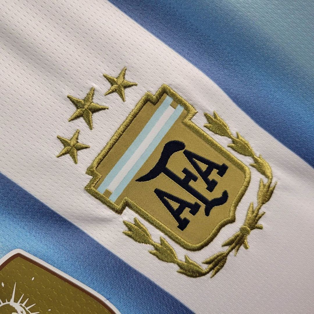 Maillot domicile manches longues Argentine Coupe du Monde 2026 version fan