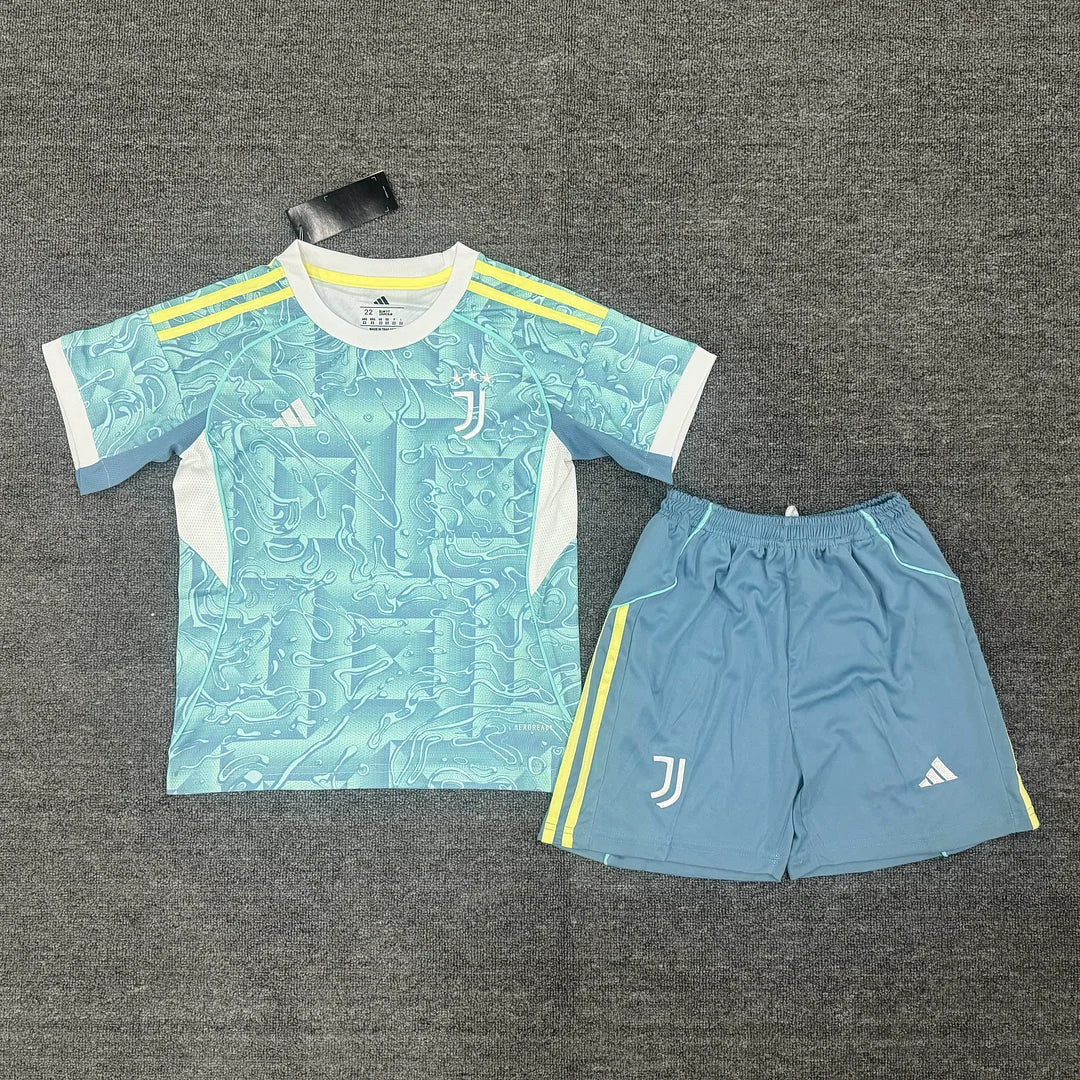 Kit Trasferta Juventus 2025/2026 Taglia Bambino