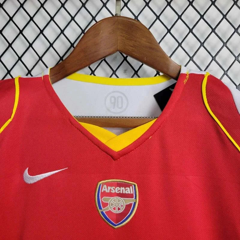 Maillot de Foot Arsenal Domicile Rétro 2004-2005 Taille Enfant