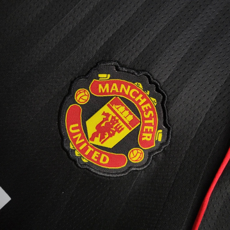 Maglia da trasferta Manchester United 2007/2008 taglia bambino