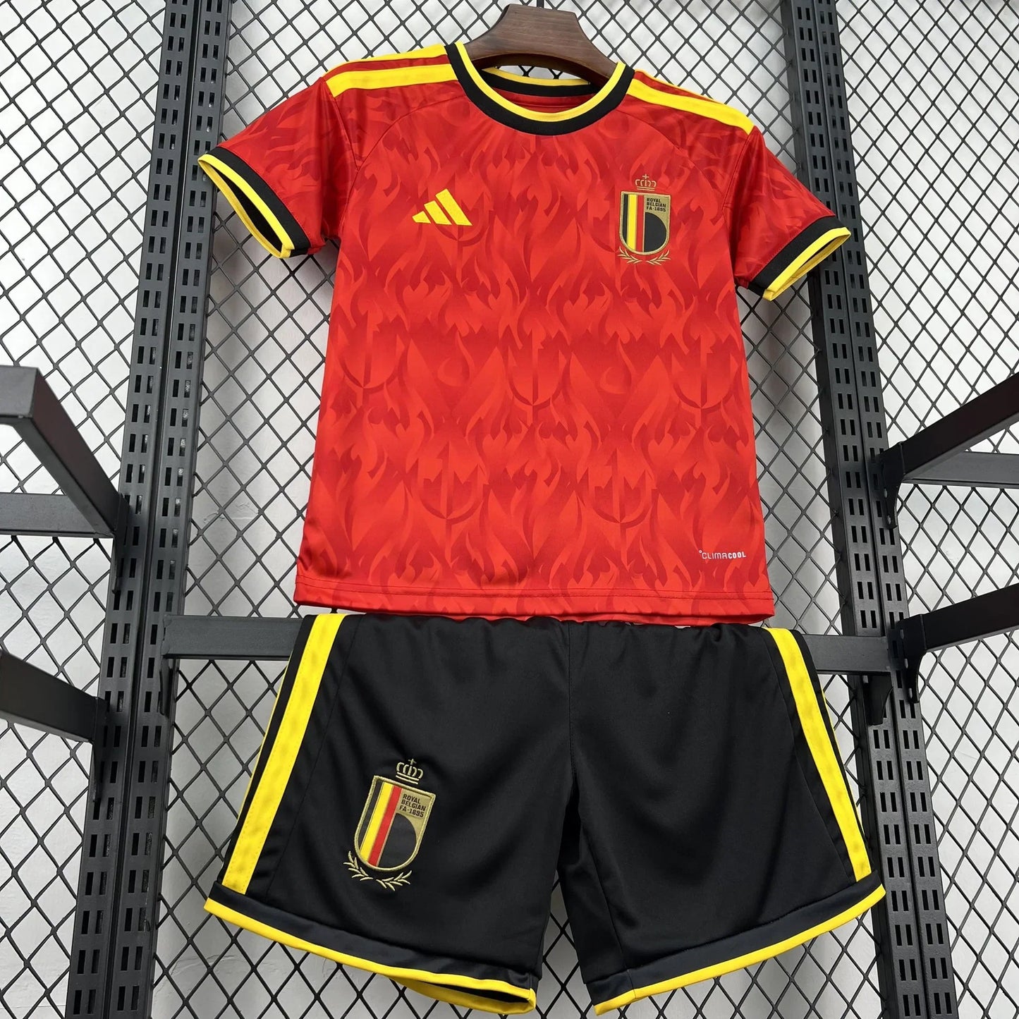 2026 Belgio Kit Casa Coppa del Mondo Taglia Bambino