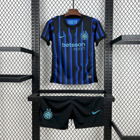 Kit Ufficiale Inter Milan 2025/2026 Taglie Bambino