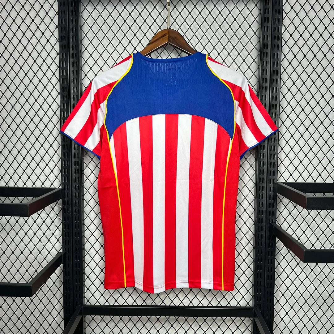 2004-2005 Retro Atletico Madrid Home Jersey