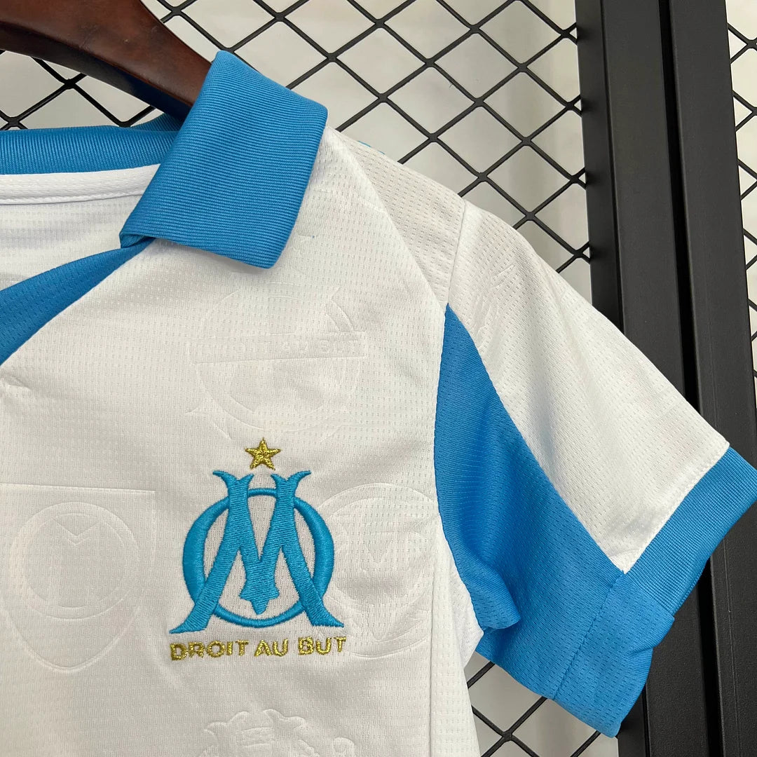 Divisa casa Olympique Marsiglia 2025/2026 taglia bambino