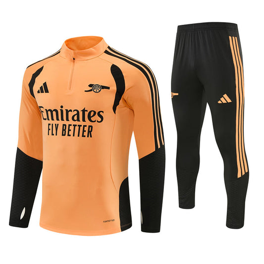 Survêtement Arsenal orange et noir 2026/2027