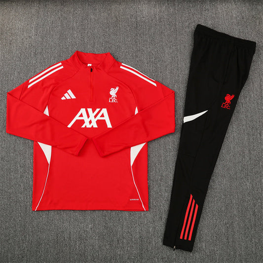 Tuta Liverpool rossa e nera 2025/2026