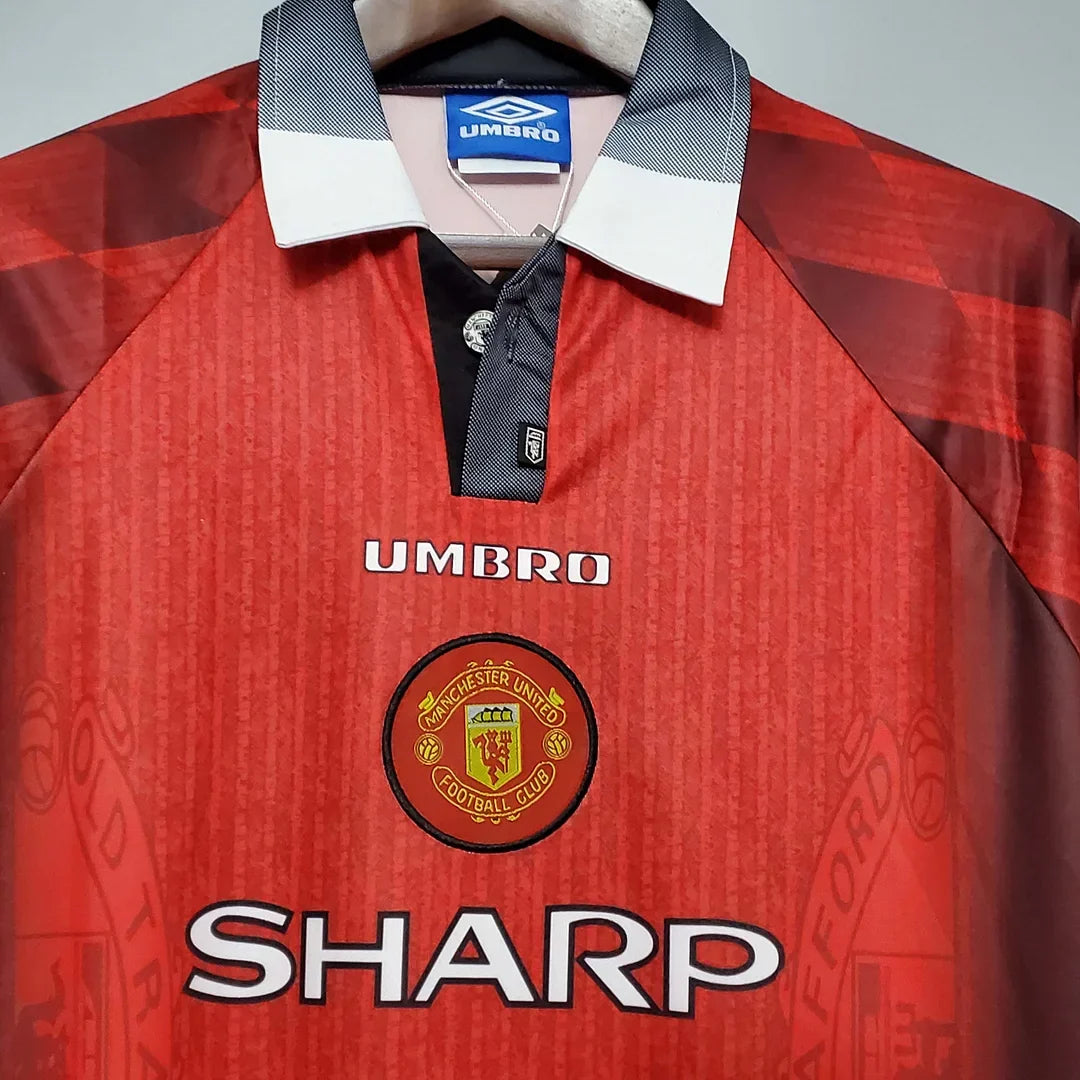 Maillot rétro domicile de Manchester United 1996/1998