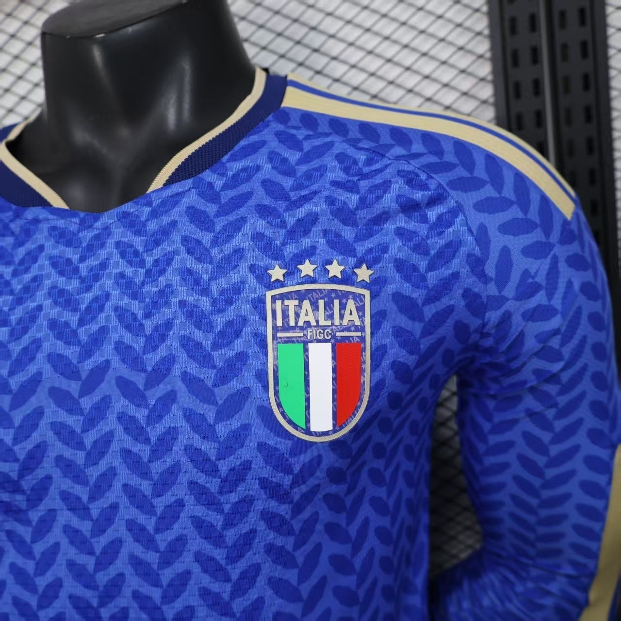 Divisa Italia Home Coppa del Mondo 2026 Manica Lunga Versione Giocatore