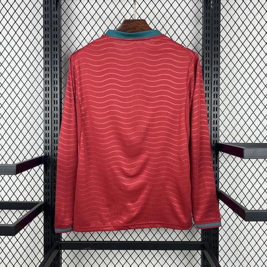 Maglia Portogallo Mondiale 2026 Maniche Lunghe Versione Tifoso