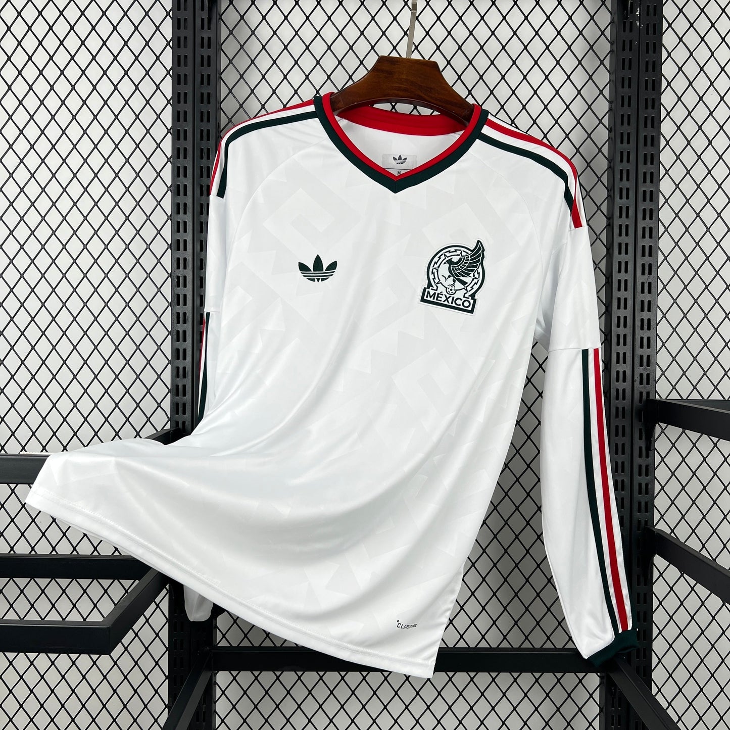 Maillot extérieur Coupe du Monde 2026 Mexique Manches longues Version supporter