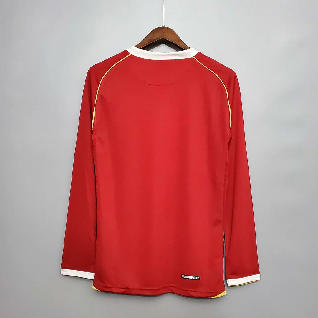 Maglia Manchester United Home Maniche Lunghe 2006/2007 Retro