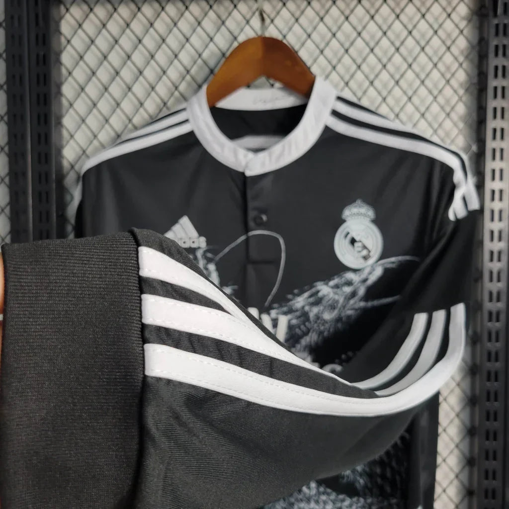 Maglia da trasferta Real Madrid retrò 2014-2015 a manica lunga