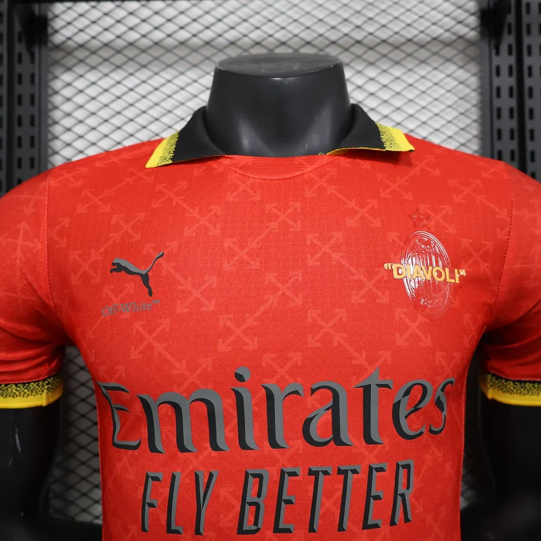 Maglia Limitata Milan X Off White 2024/2025