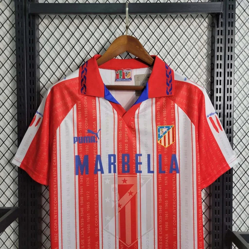 Maillot Rétro Domicile Atletico Madrid 1994-1995