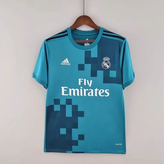 Troisième maillot de foot rétro Real Madrid 2017/2018