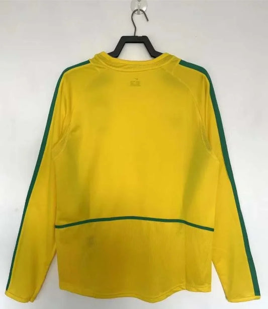Maglia home manica lunga Brasile 2002 Retro