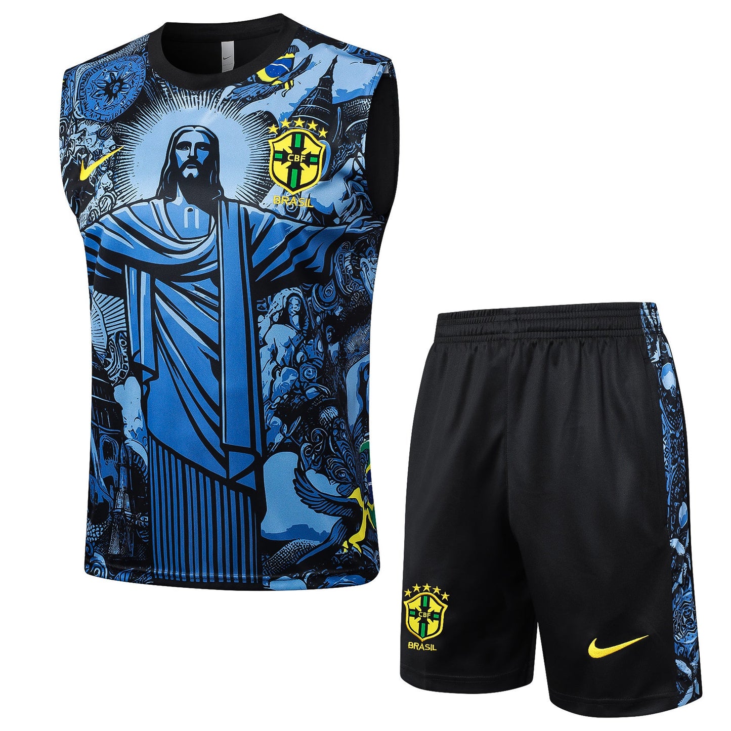 Ensemble débardeur bleu « Jésus » du Brésil
