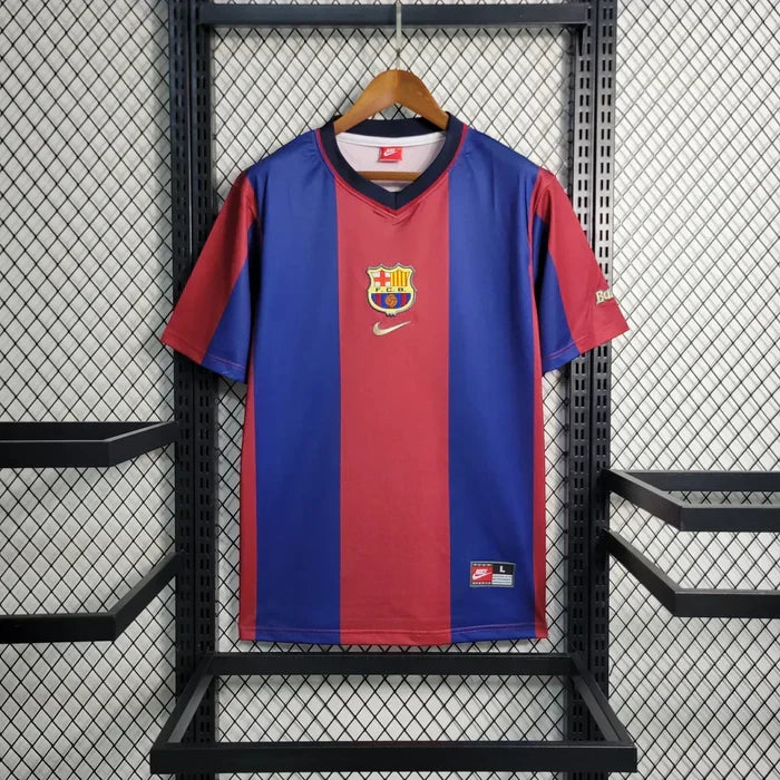 Maillot Rétro Domicile Barcelone 1998-1999