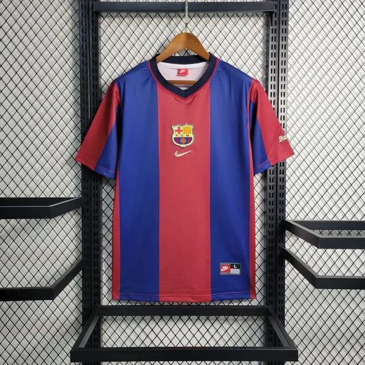 Maillot Rétro Domicile Barcelone 1998-1999