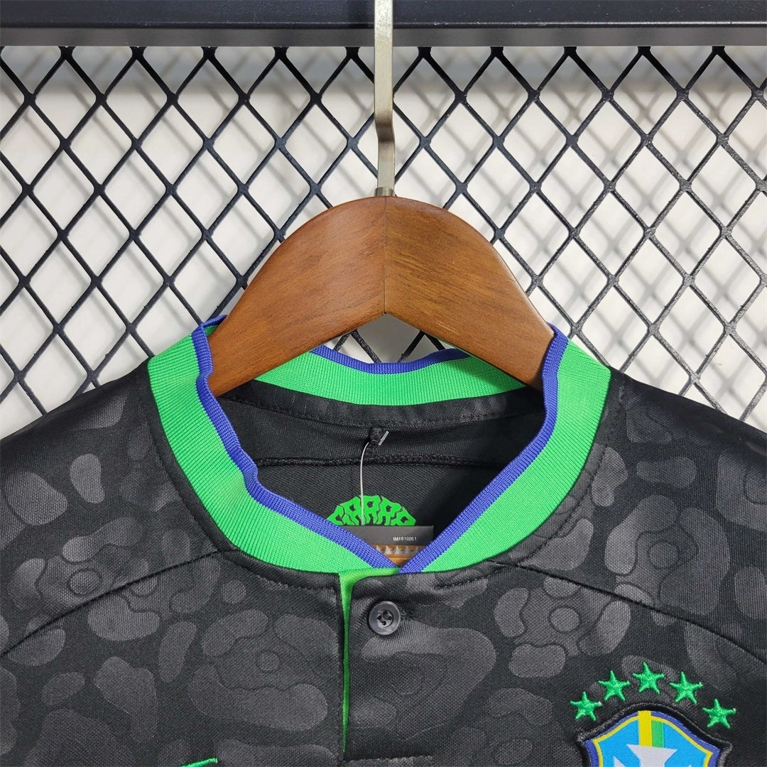 Brasile "Black Leopard" Maglia in Edizione Limitata per Bambini