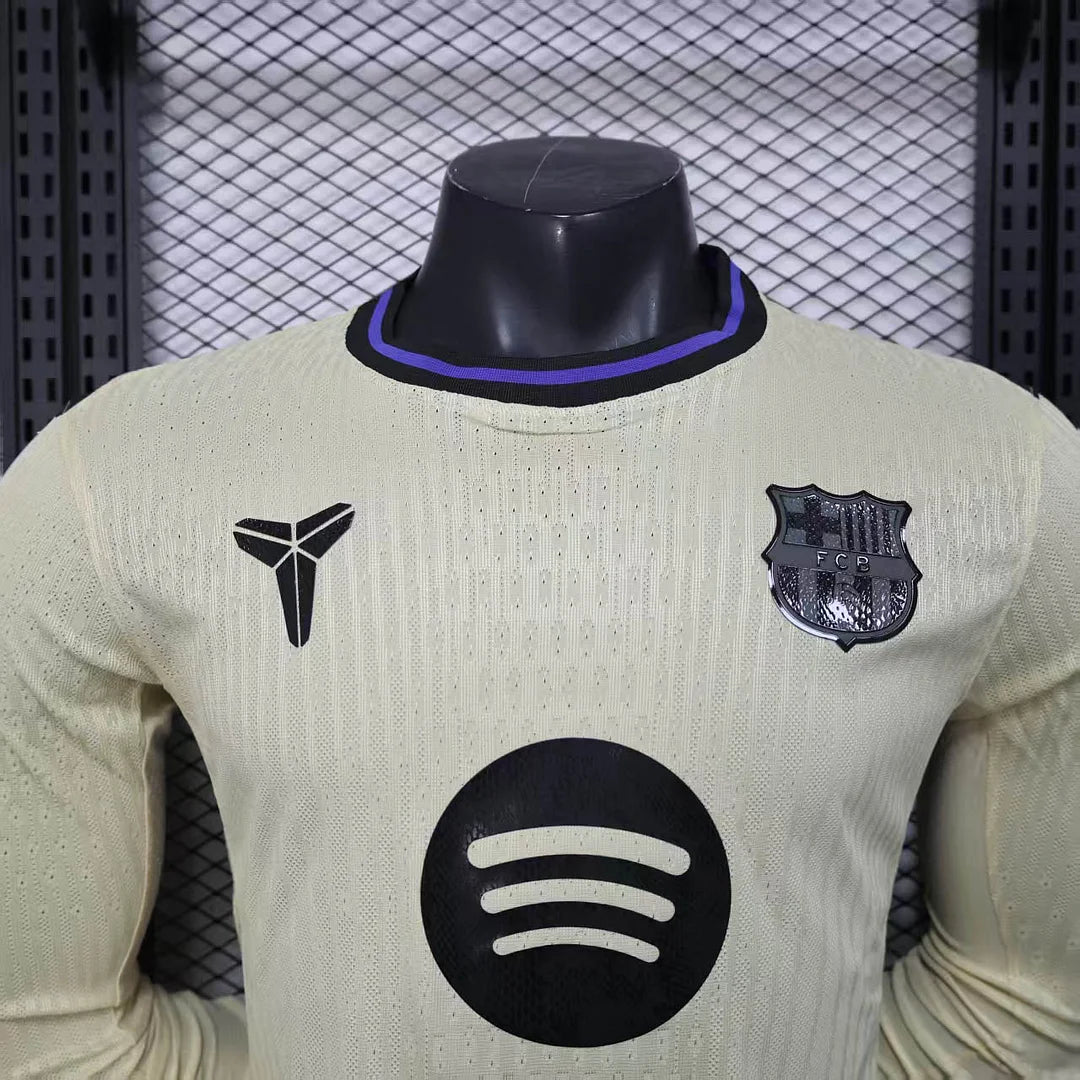 Maillot Extérieur Barcelone Manches Longues 2025-2026