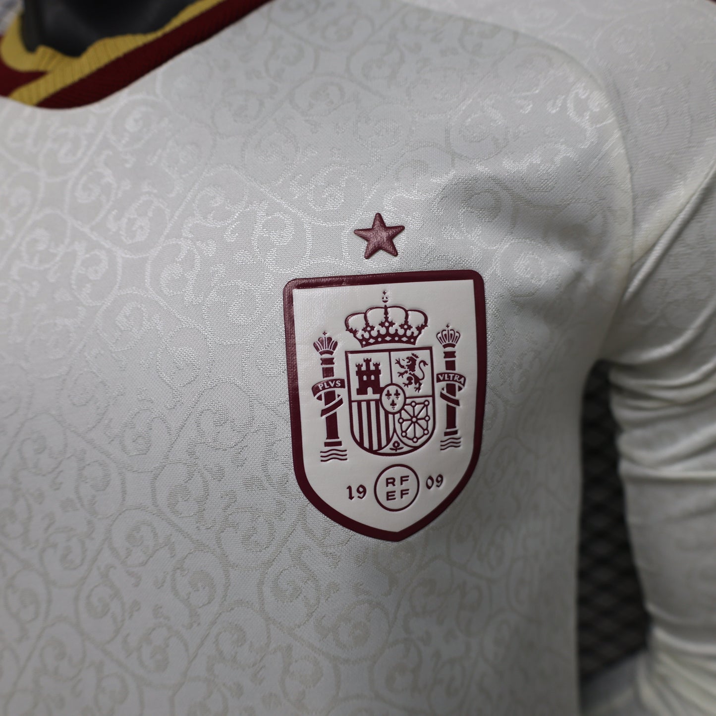 Divisa Spagna Mondiali 2026 Trasferta Manica Lunga Versione Giocatore