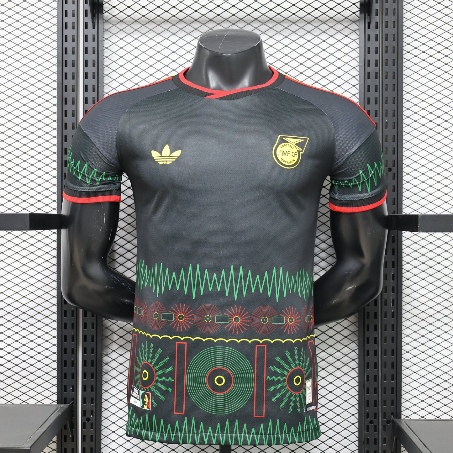 Divisa versione giocatore da trasferta Coppa del Mondo 2026 Giamaica x Bob Marley