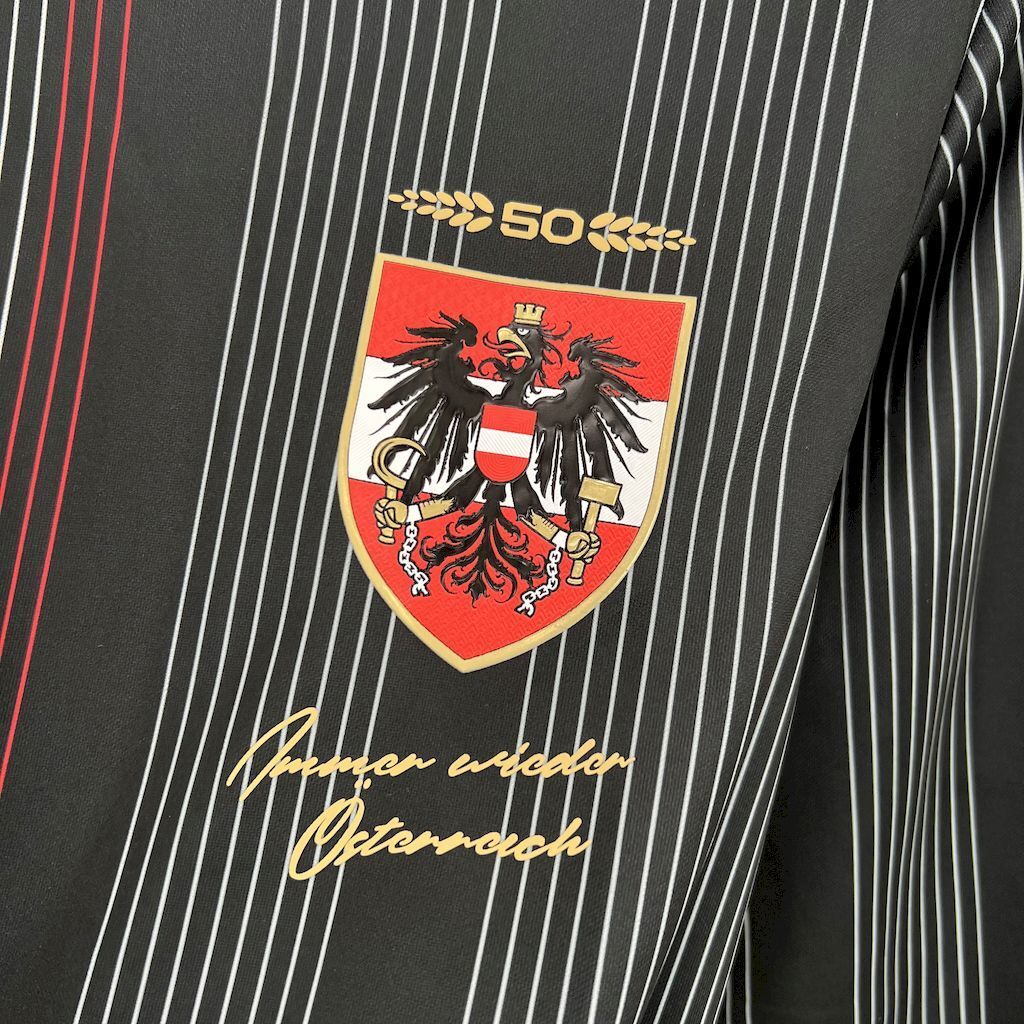 Maglia a maniche lunghe commemorativa per il 50° anniversario dell'Austria 2024