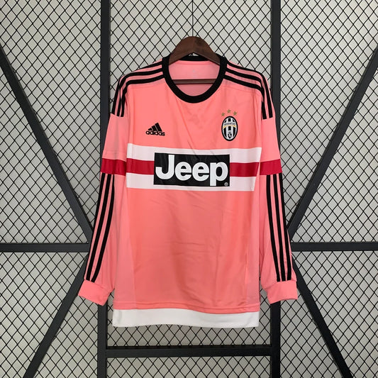 Maglia retrò da trasferta a maniche lunghe Juventus 2015-2016