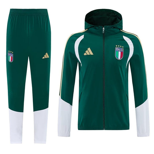Tuta verde e bianca Italia