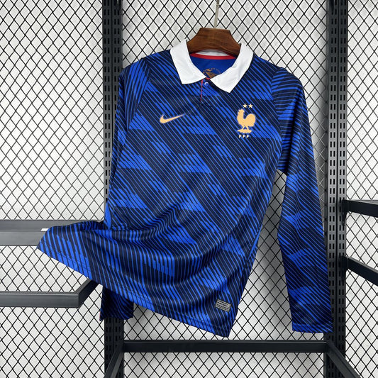 Divisa Fan Versione Manica Lunga Francia Mondiale 2026 per Casa