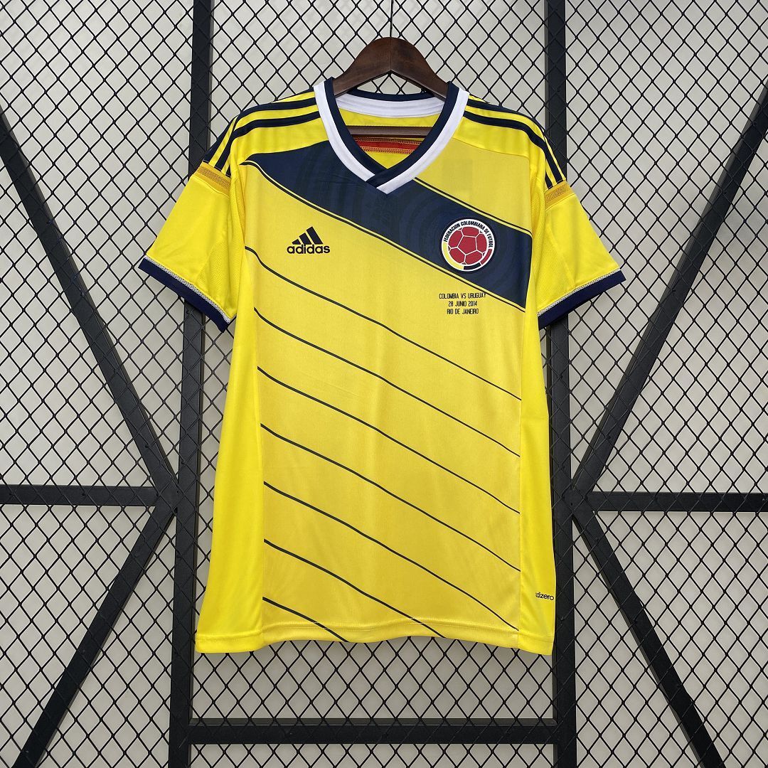 2014 Retro Colombia Home Jersey