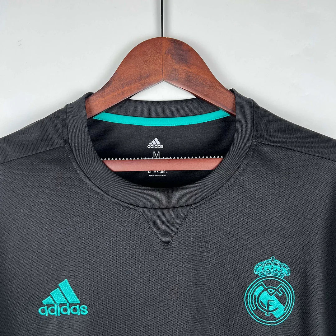 Maglia da trasferta a maniche lunghe Real Madrid 2017/2018 in stile retrò