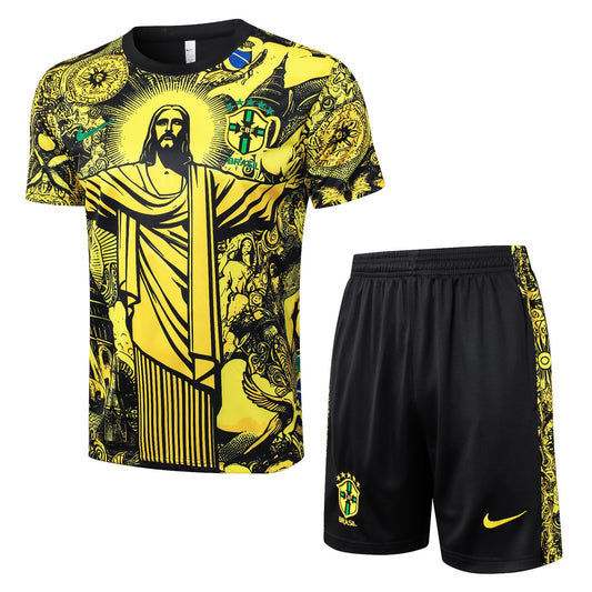 Completo allenamento giallo Brasile "Jesus"