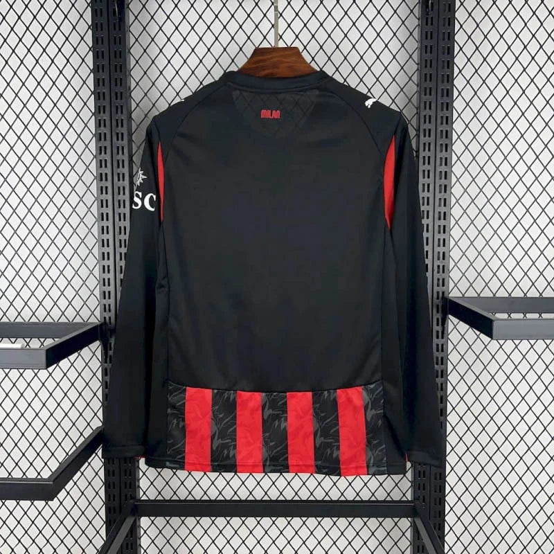 Maglia Home Manica Lunga AC Milan 2025/2026