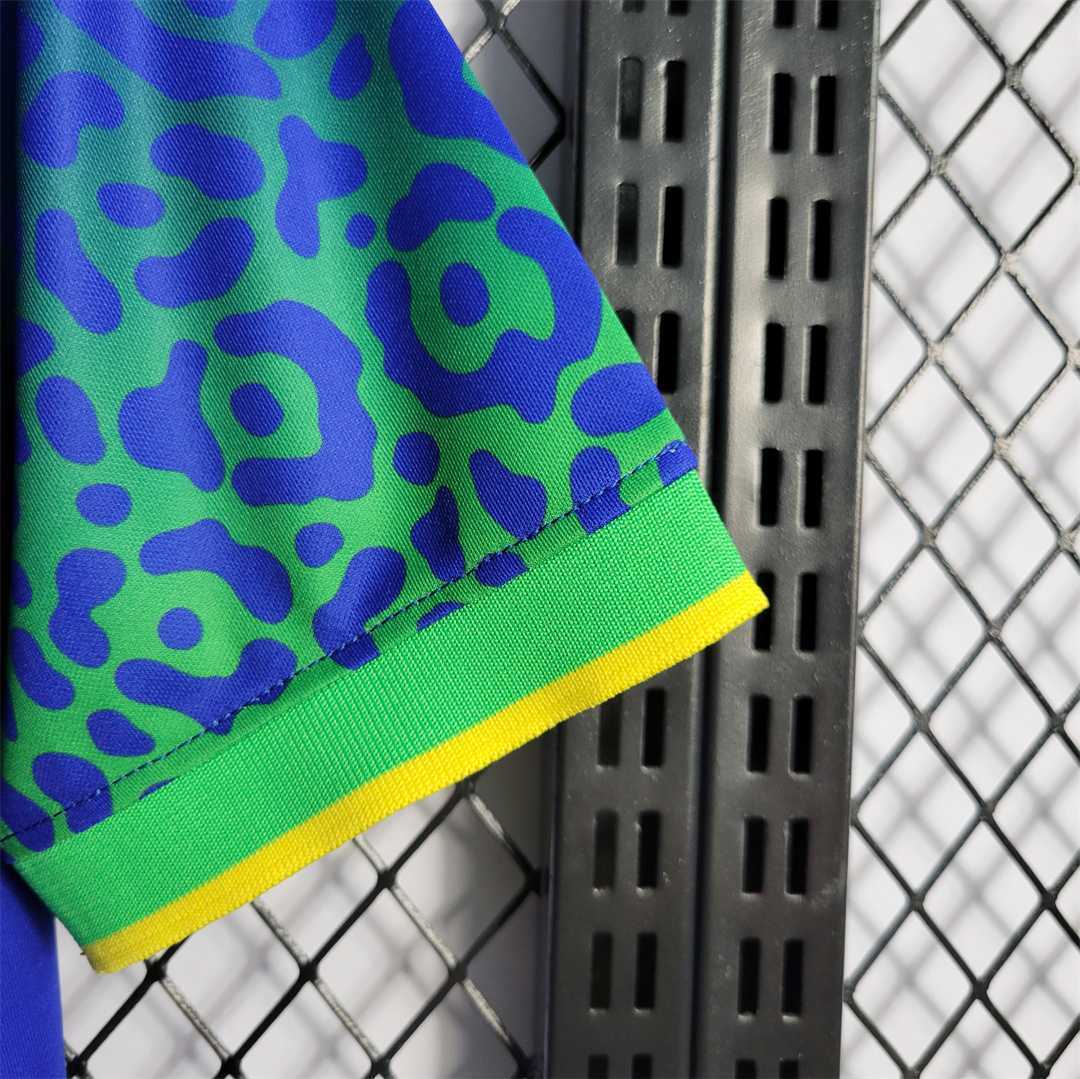 Maillot Extérieur Brésil 2022 Taille Enfant