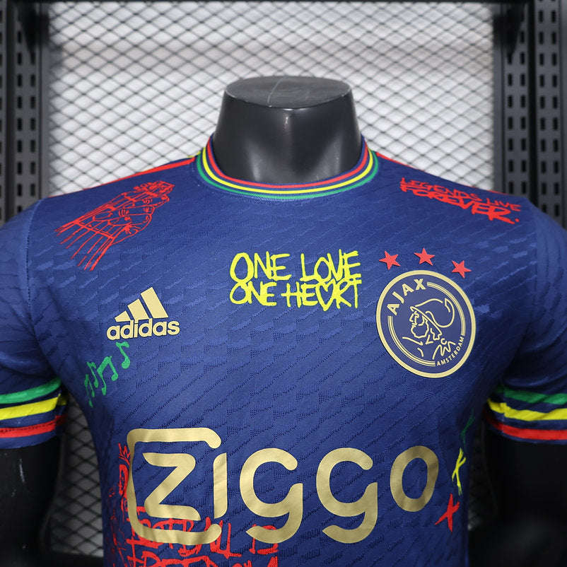 Maillot Ajax "Bob Marley" Bleu Édition Limitée