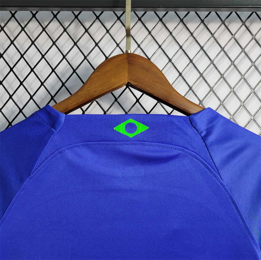 Maillot Extérieur Brésil 2022 Taille Enfant