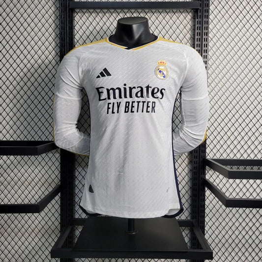 Maillot domicile Real Madrid 2023/2024 manches longues