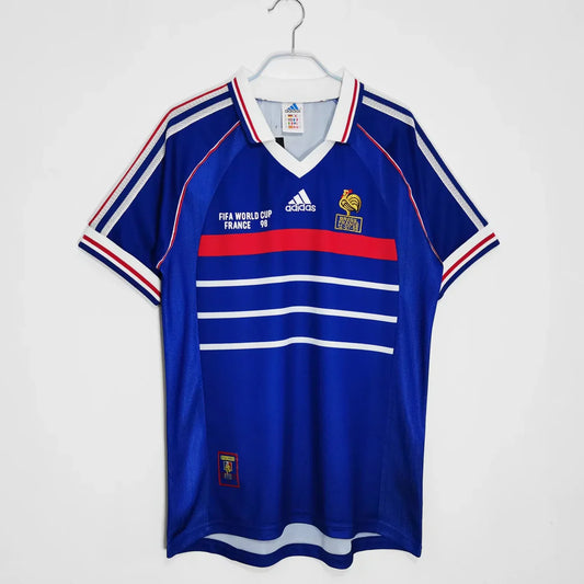 Maglia Francia Rétro Coppa del Mondo 1998 in Casa
