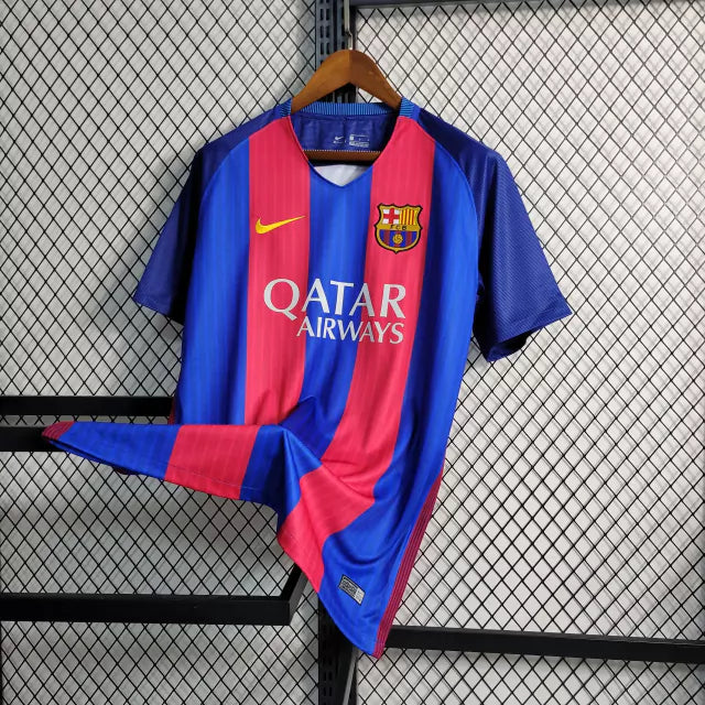 2016/2017 Retro Barcelona Home Jersey