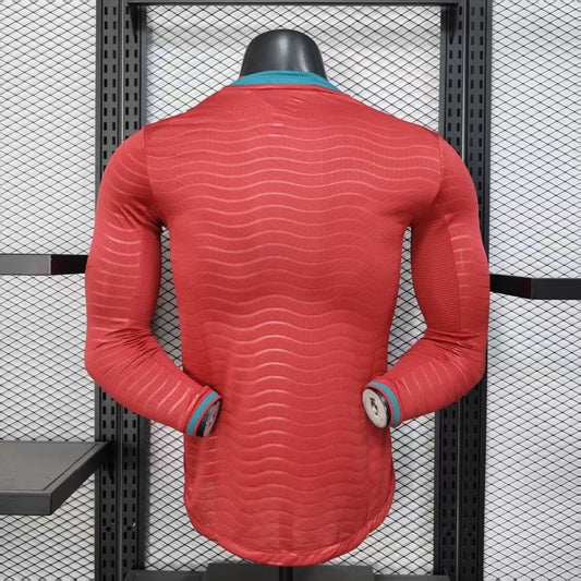 Maglia maniche lunghe versione giocatore Portogallo Home Coppa del Mondo 2026