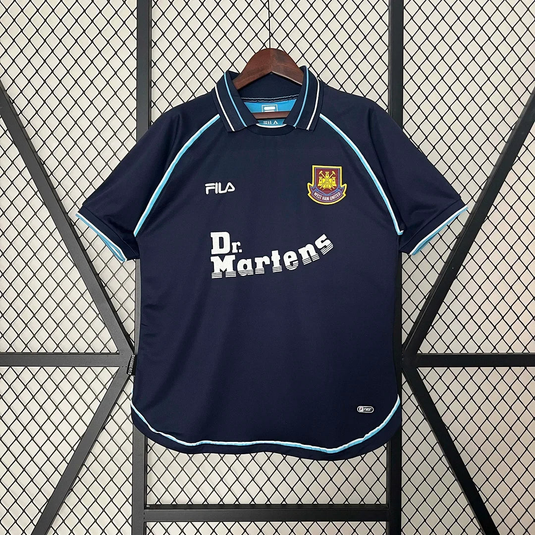 Maglia da trasferta West Ham United terza divisa retrò 1999-2001